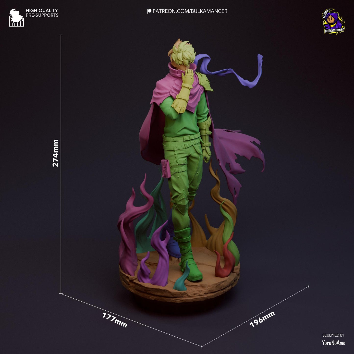 Sung Jin-Woo 3D Printed Resin Figurine | 8k Garage Kit [By Bulkamancer] UNPAINTED!