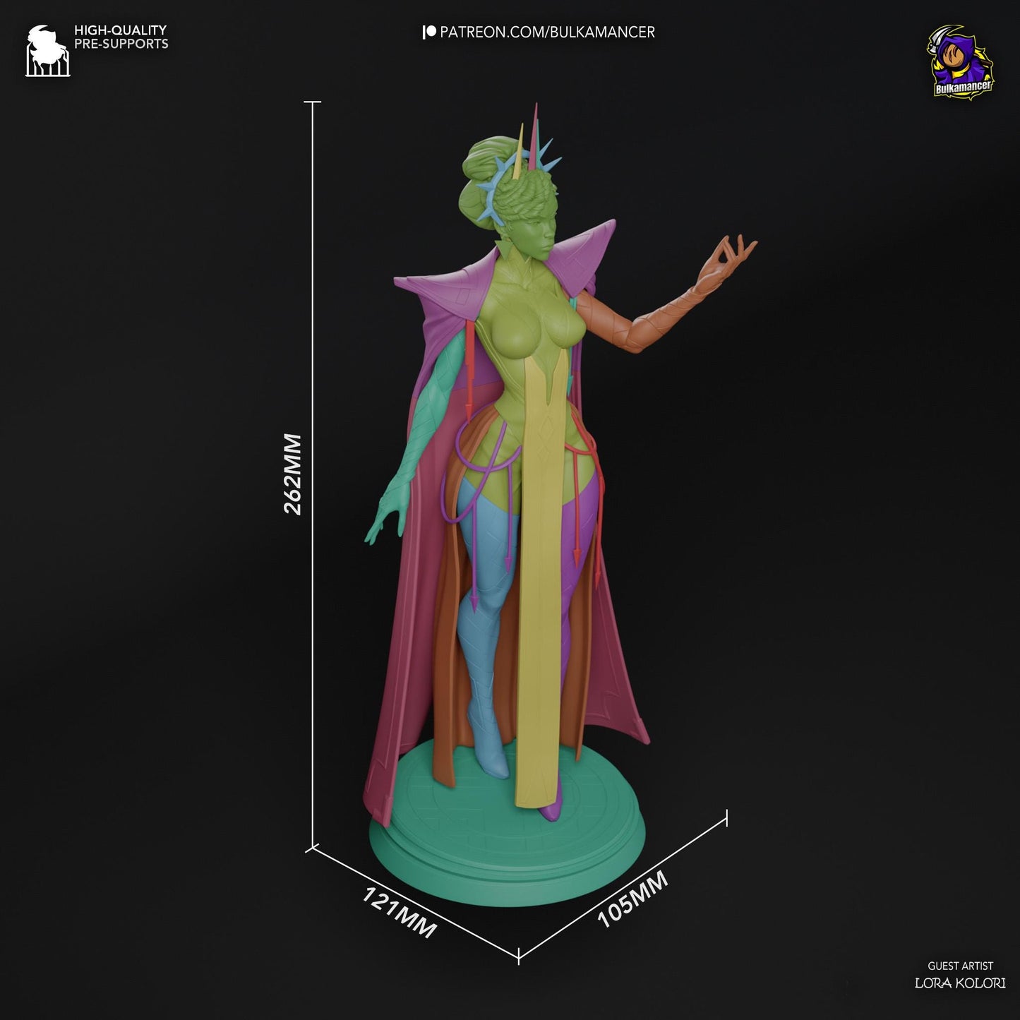 Mel 3D Printed Resin Figurine | 8k Garage Kit [By Bulkamancer] UNPAINTED!