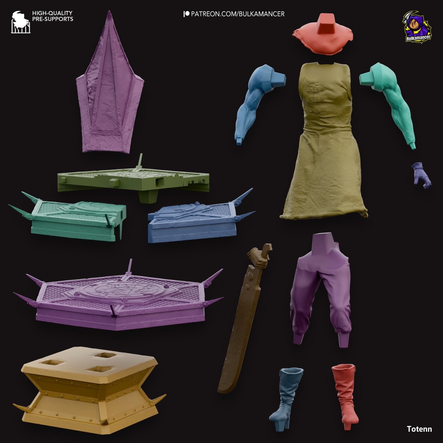 Pyramid Head 3D Printed Resin Figurine | 8k Garage Kit [By Bulkamancer] UNPAINTED!