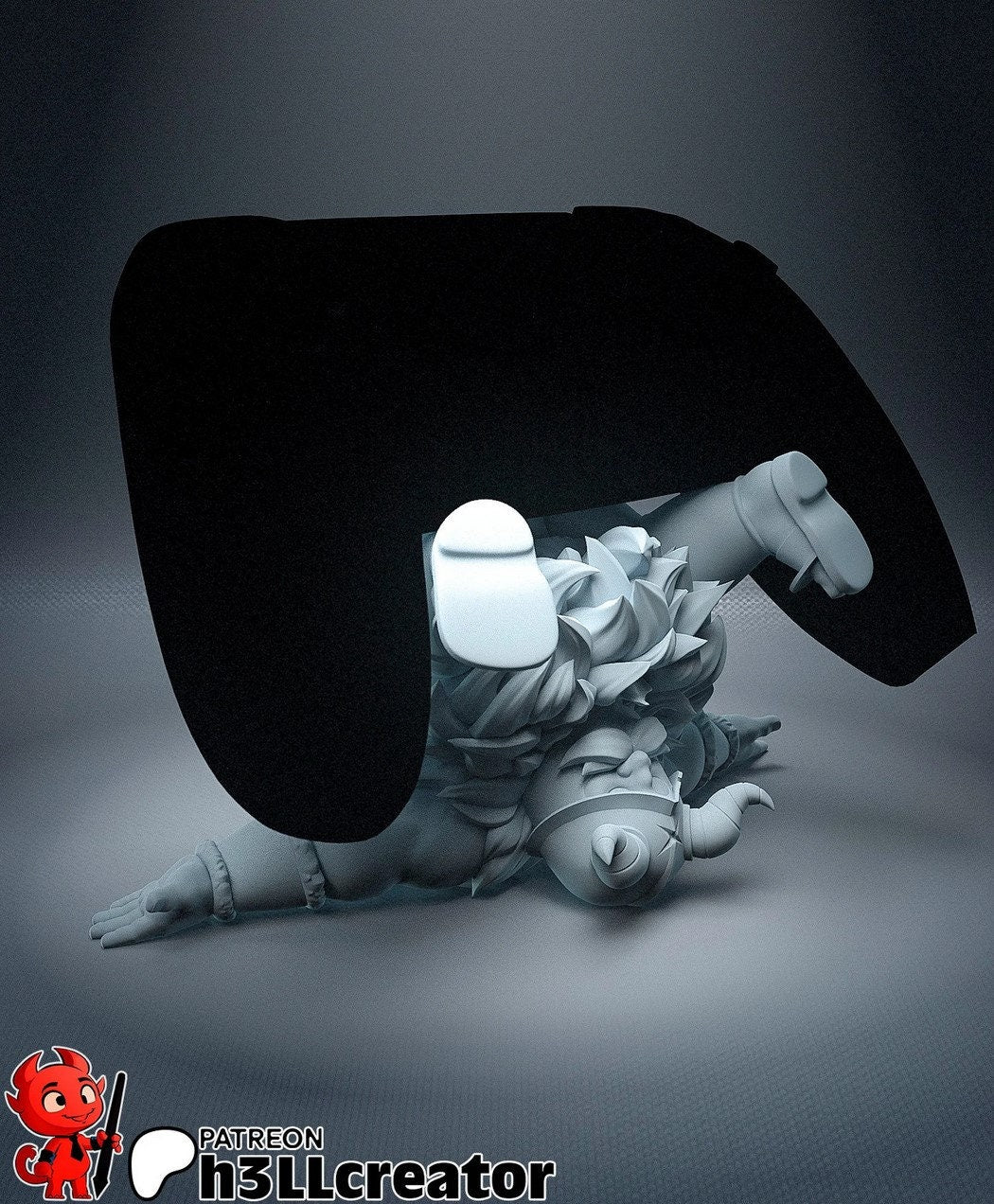 Senshi Controller Stand |  3D Printed Resin Garage kit  | 8k Figurine [By h3LLCreator] UNPAINTED!