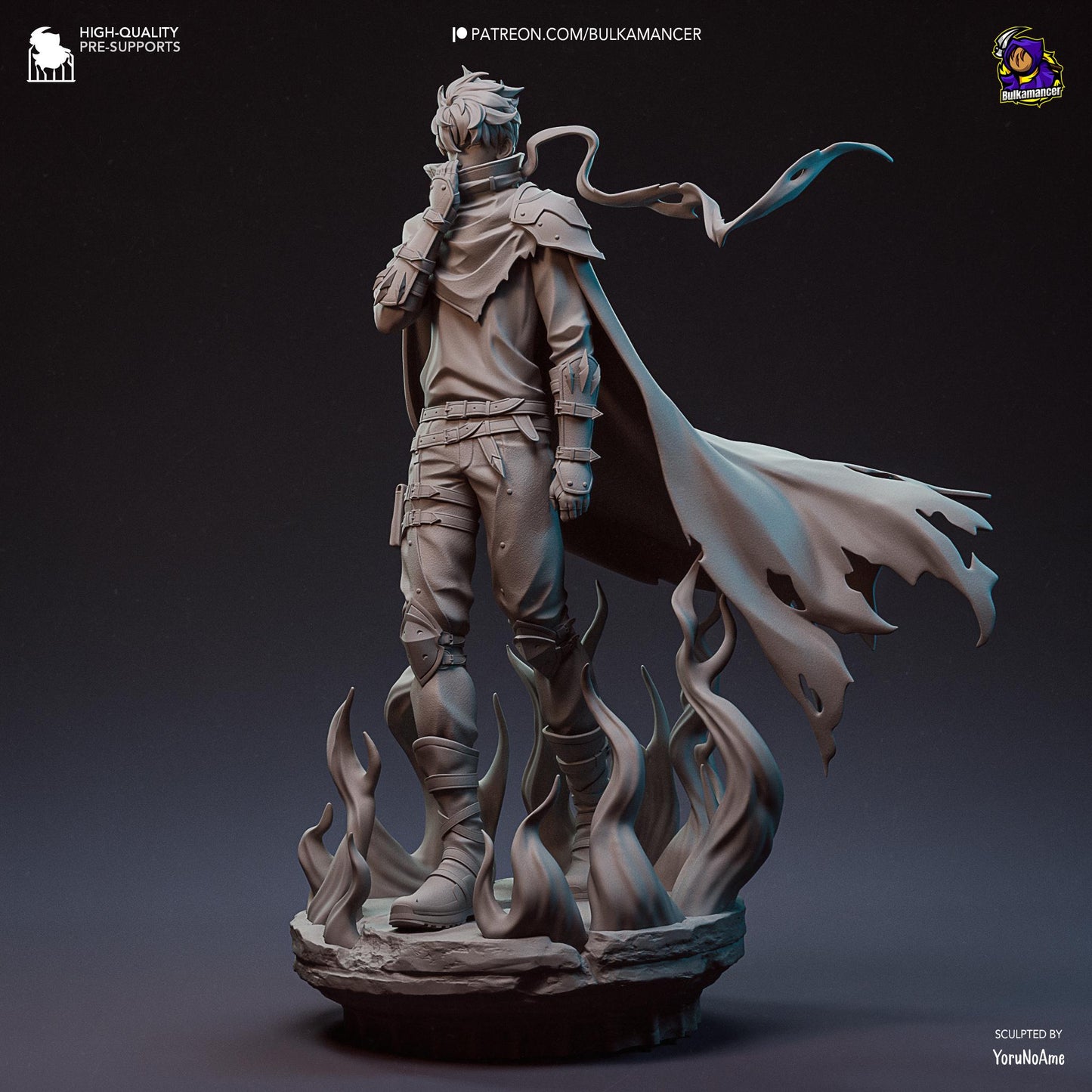 Sung Jin-Woo 3D Printed Resin Figurine | 8k Garage Kit [By Bulkamancer] UNPAINTED!