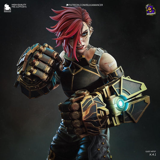 Vi 3D Printed Resin Figurine | 8k Garage Kit [By Bulkamancer] UNPAINTED!
