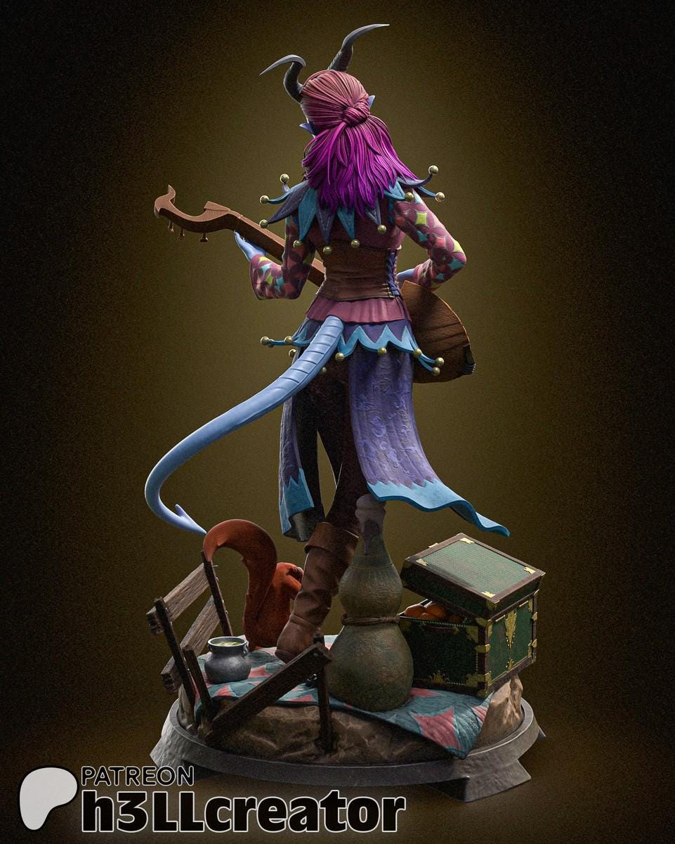 Alfira 3D Printed Resin Figurine | 8k Garage Kit [By H3LLCreator] UNPAINTED!