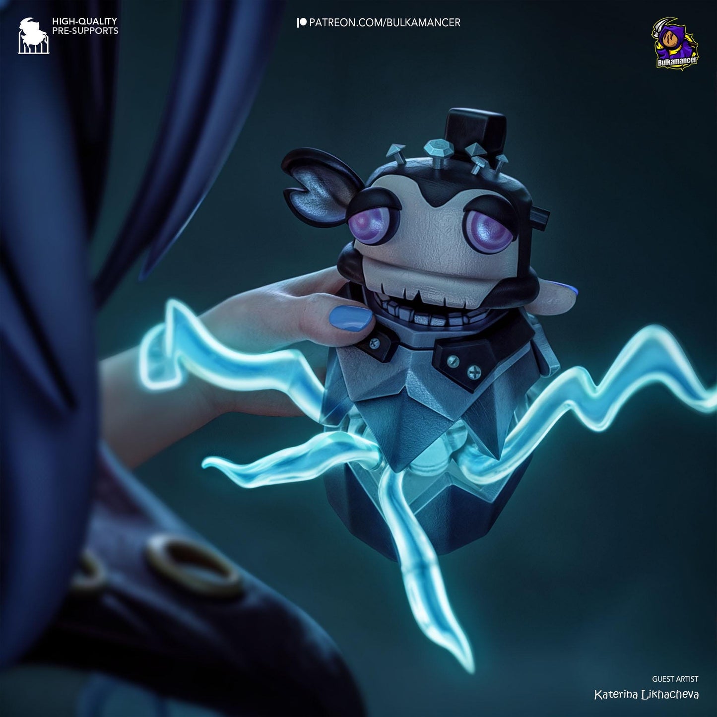 Jinx 3D Printed Resin Figurine | 8k Garage Kit [By Bulkamancer] UNPAINTED!