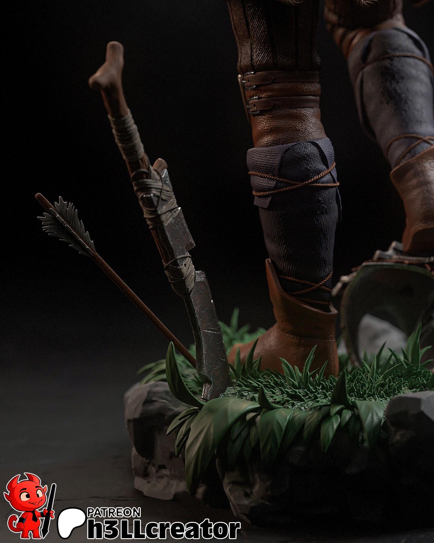 Minsc 3D Printed Resin Figurine | 8k Garage Kit [By h3llCreator] UNPAINTED!