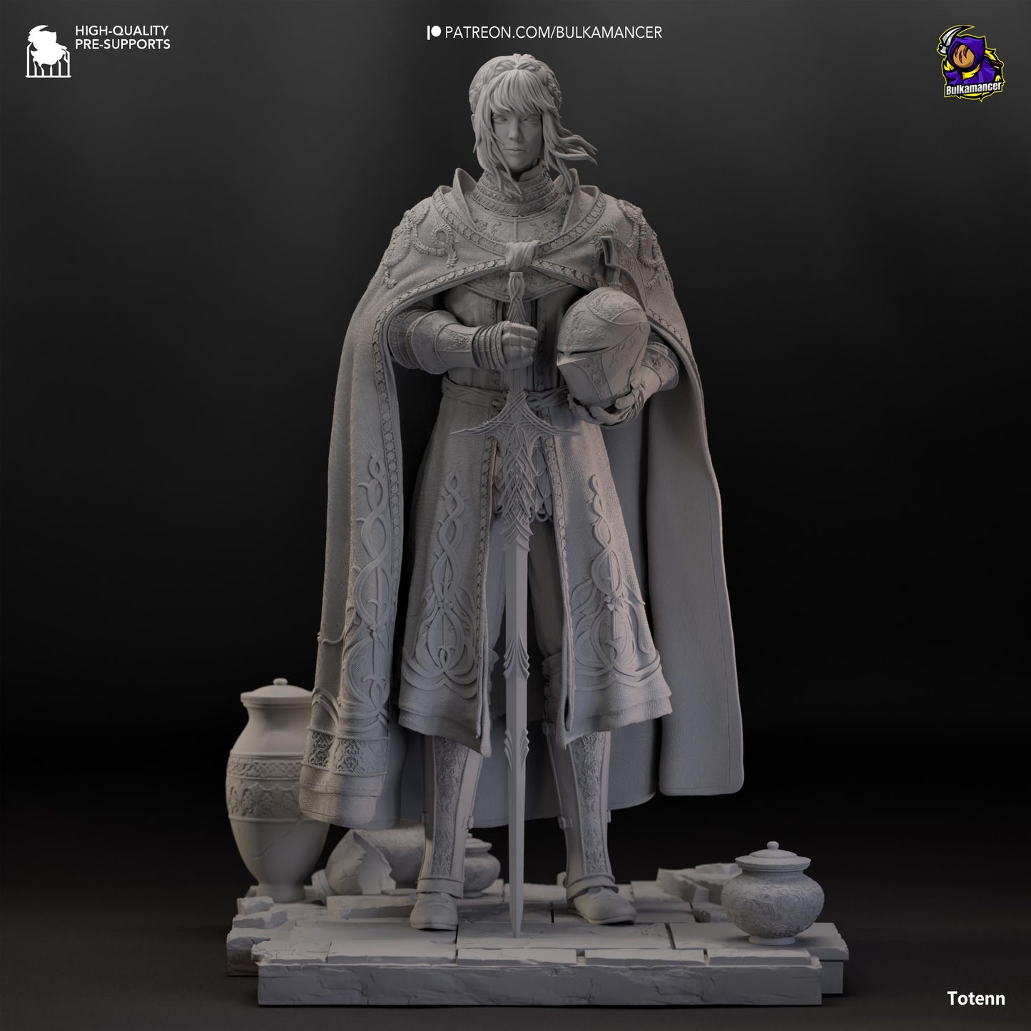 Leda 3D Printed Resin Figurine | 8k Garage Kit [By Bulkamancer] UNPAINTED!