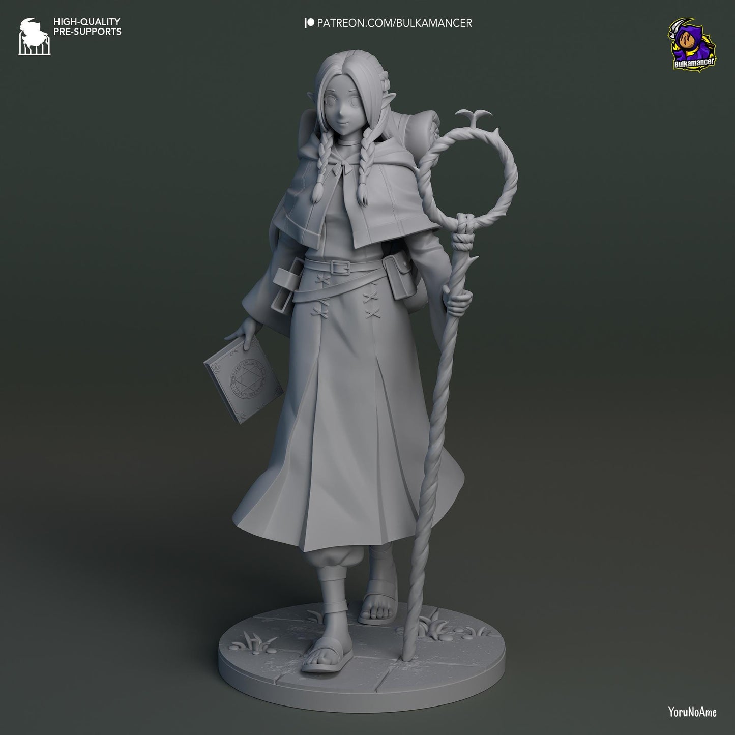 Marcille 3D Printed Resin Figurine | 8k Garage Kit [By Bulkamancer] UNPAINTED!