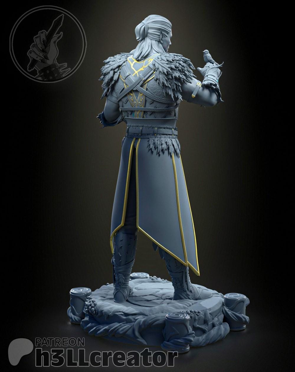Halsin 3D Printed Resin Figurine | 8k Garage Kit [By h3LLCreator] UNPAINTED!