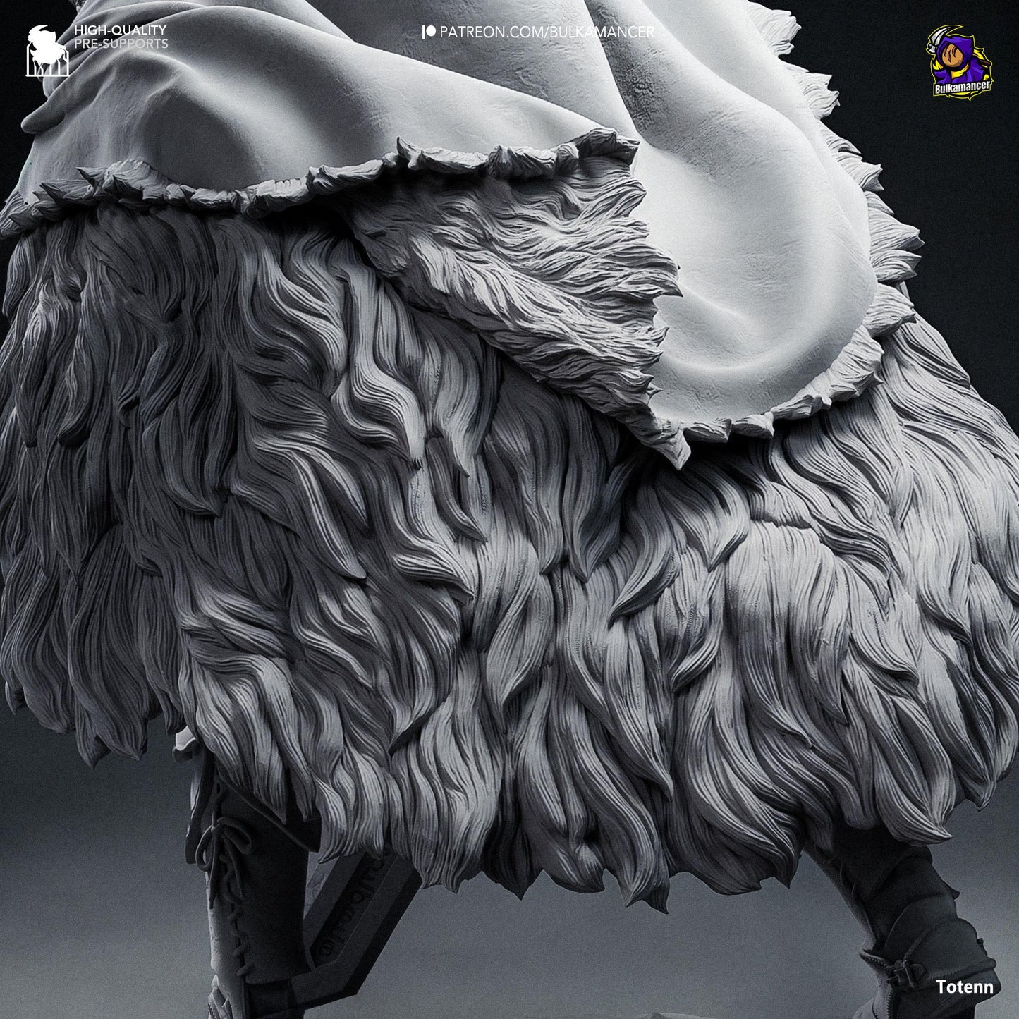 Blaidd 3D Printed Resin Figurine | 8k Garage Kit [By Bulkamancer] UNPAINTED!