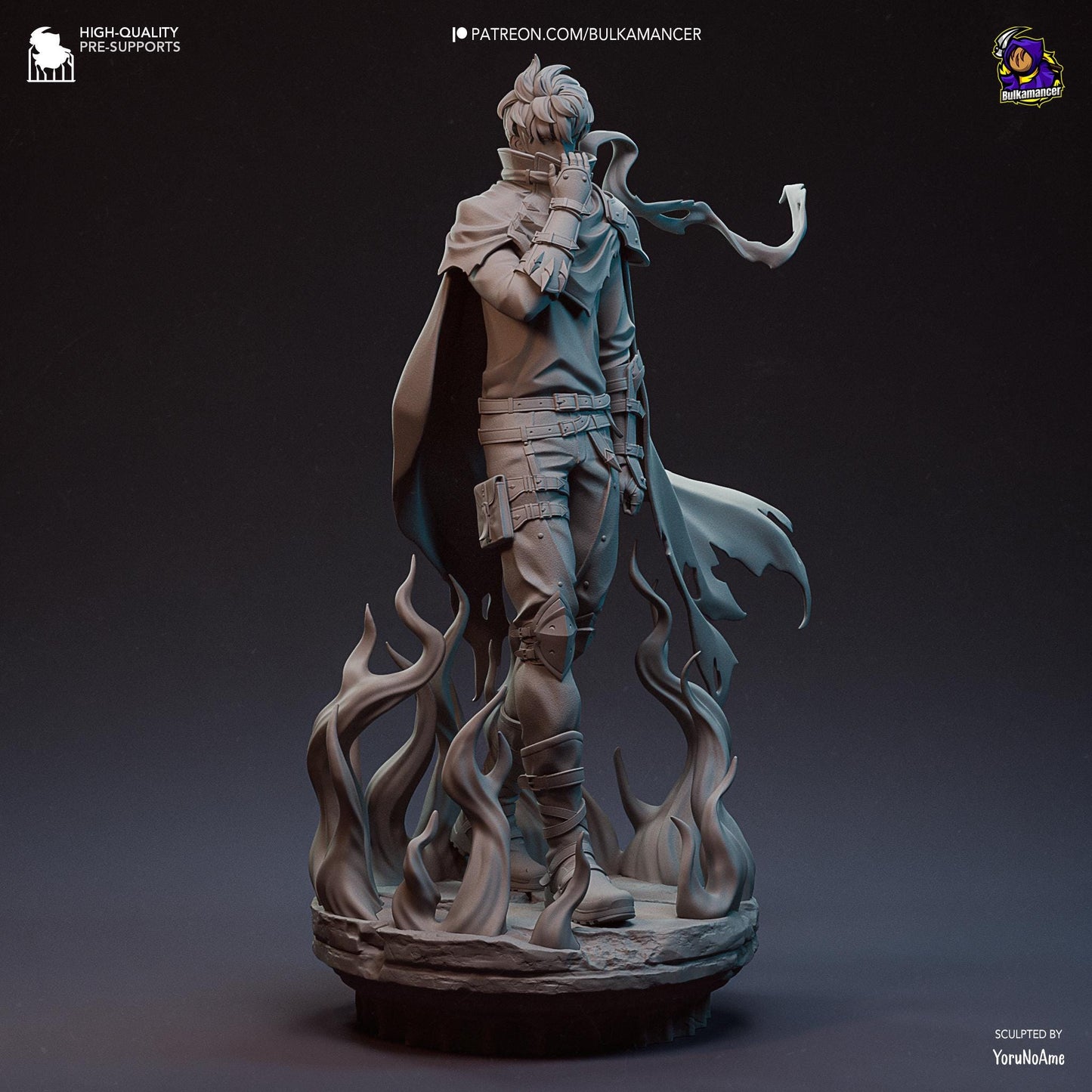 Sung Jin-Woo 3D Printed Resin Figurine | 8k Garage Kit [By Bulkamancer] UNPAINTED!