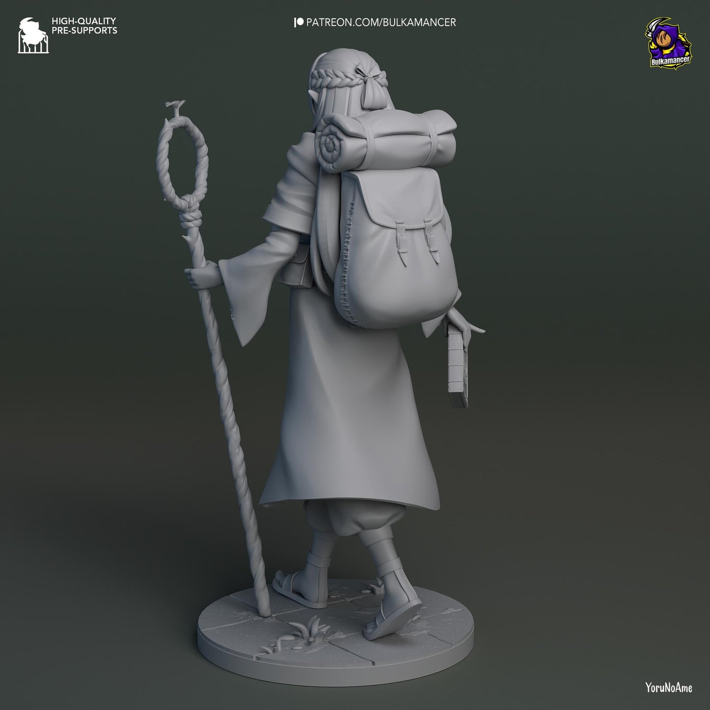 Marcille 3D Printed Resin Figurine | 8k Garage Kit [By Bulkamancer] UNPAINTED!