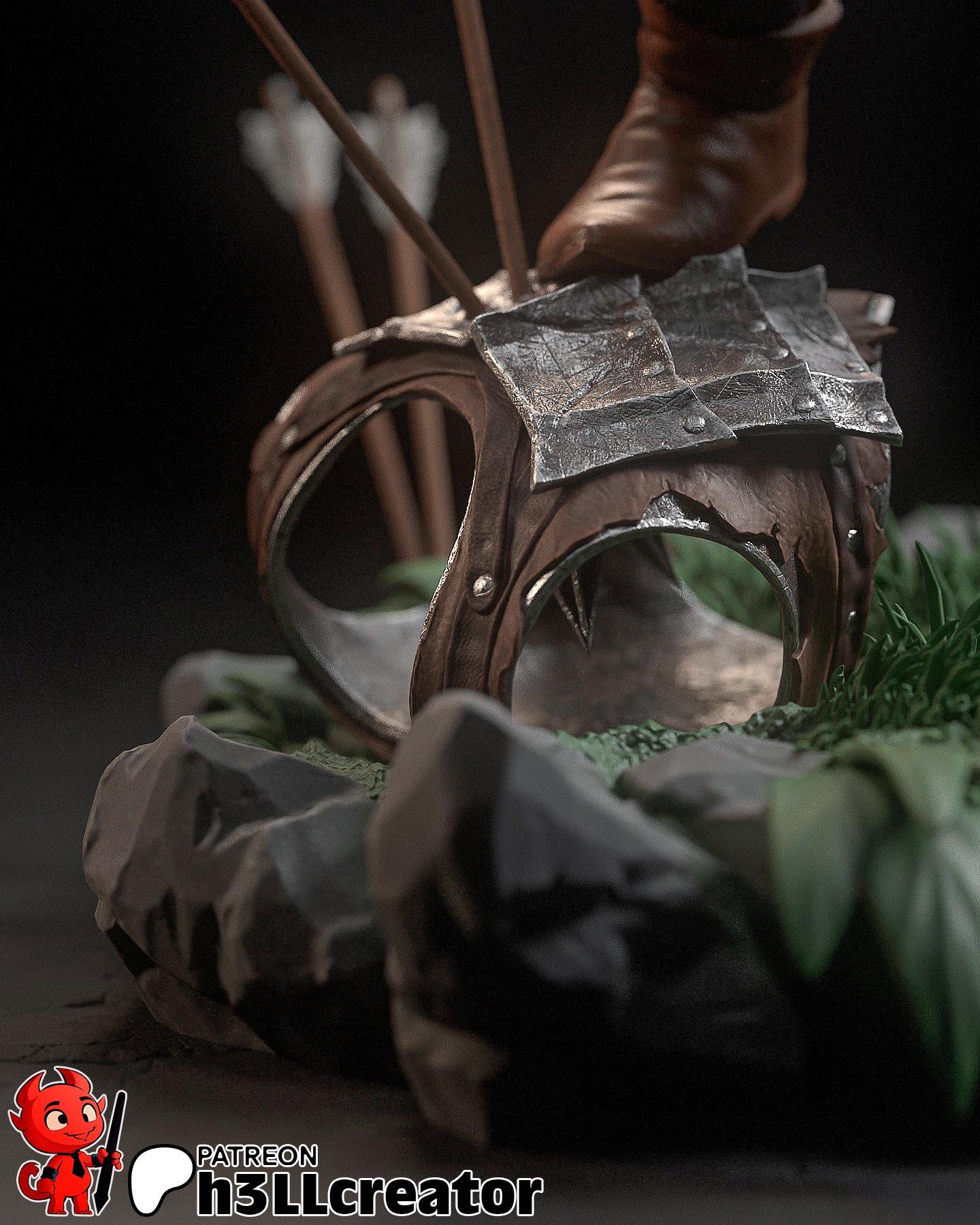 Minsc 3D Printed Resin Figurine | 8k Garage Kit [By h3llCreator] UNPAINTED!