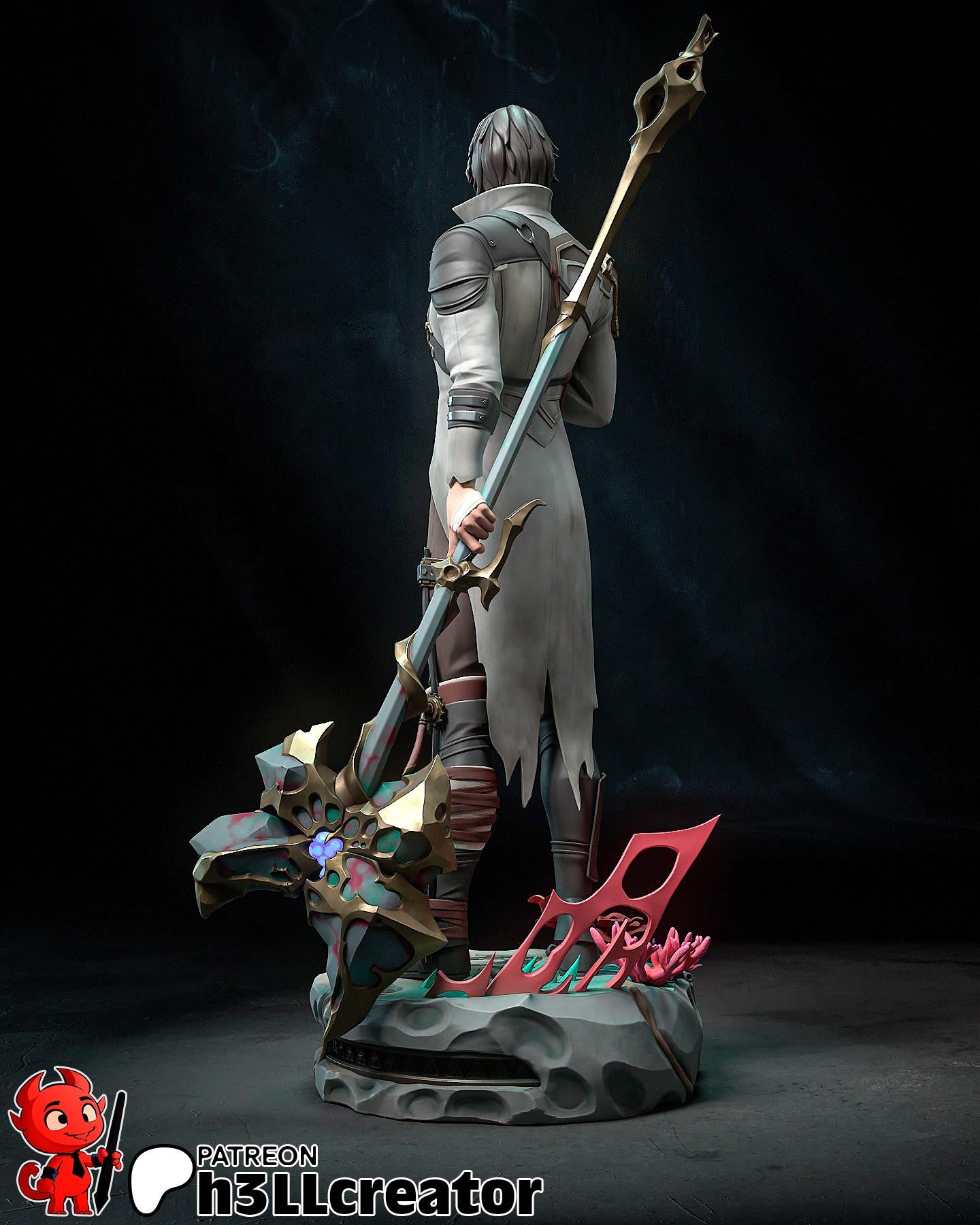 Jayce 3D Printed Resin Figurine | 8k Garage Kit [By h3LLCreator] UNPAINTED!