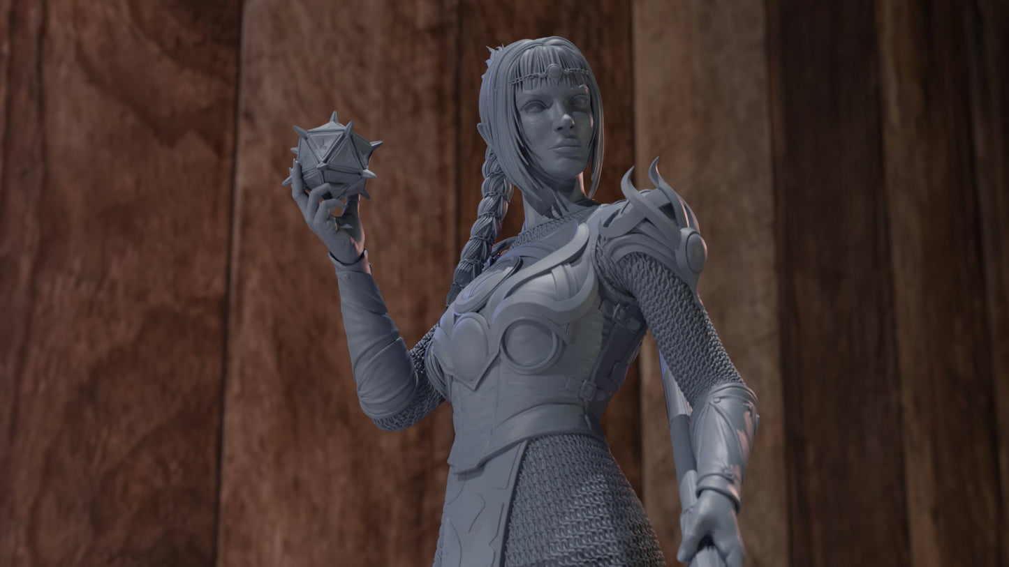 Shadowheart 3D Printed Resin Figurine | 8k Garage Kit [By h3LLCreator] UNPAINTED!