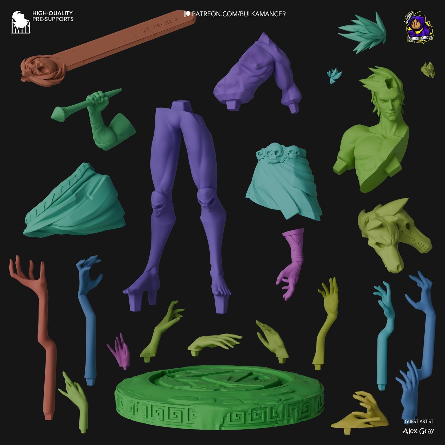 Zagreus 3D Printed Resin Figurine | 8k Garage Kit [By Bulkamancer] UNPAINTED!