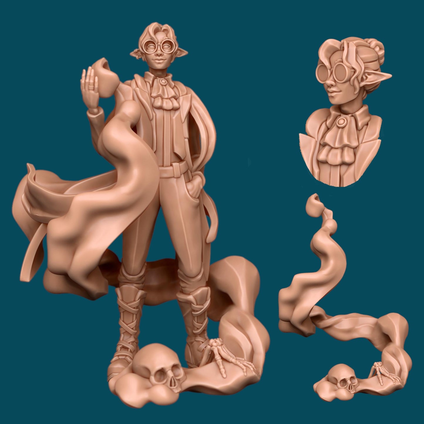 DnD Miniatures: Adventurer Pack 1  | 8k 3D Print Resin | [By Awkward Penguin's Minis] UNPAINTED