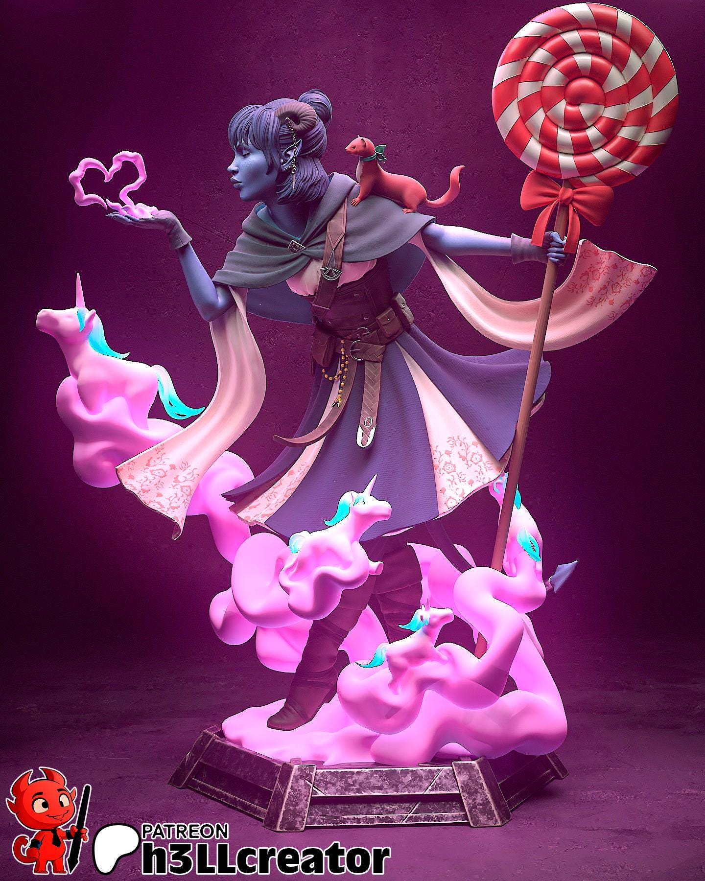 Jester 3D Printed Resin Figurine | 8k Garage Kit [By h3LLCreator] UNPAINTED!