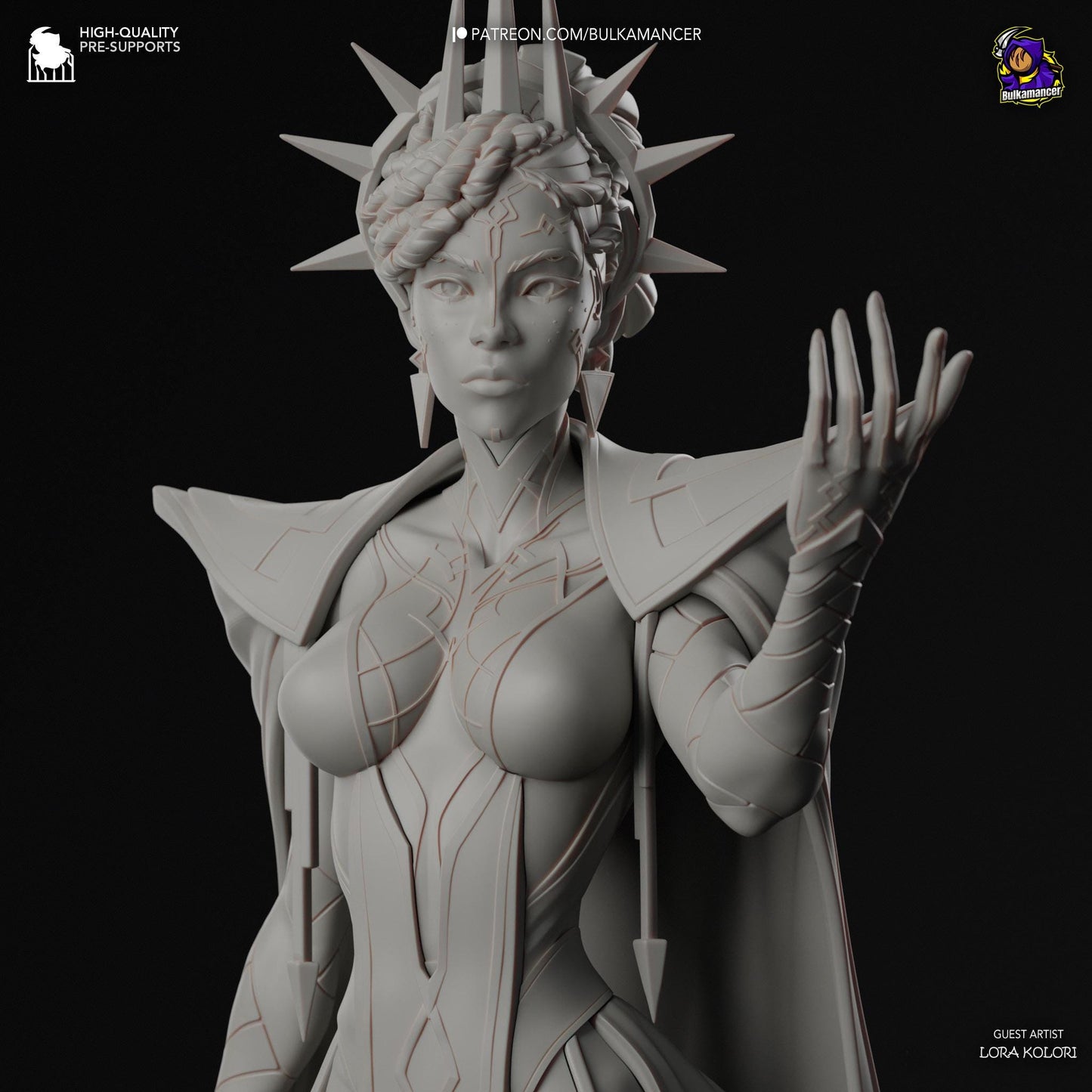 Mel 3D Printed Resin Figurine | 8k Garage Kit [By Bulkamancer] UNPAINTED!