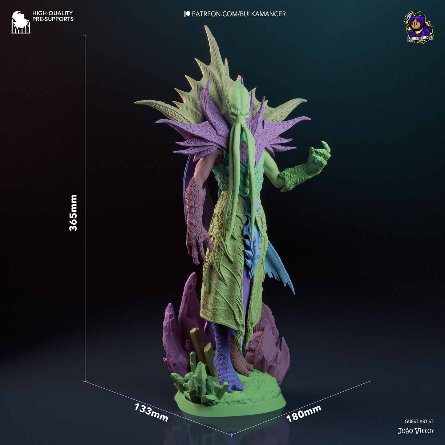 The Emperor 3D Printed Resin Figurine | 8k Garage Kit [By Bulkamancer] UNPAINTED!