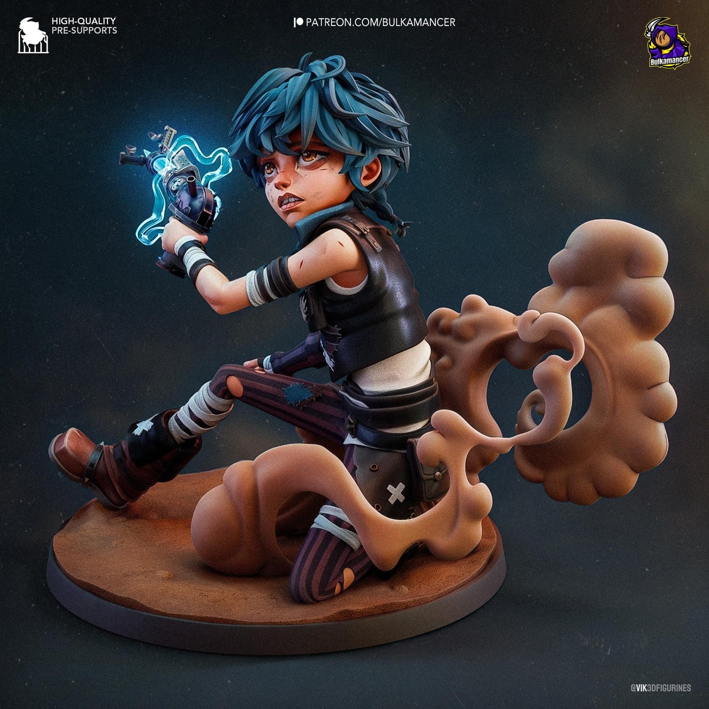 Isha 3D Printed Resin Figurine | 8k Garage Kit [By Bulkamancer] UNPAINTED!