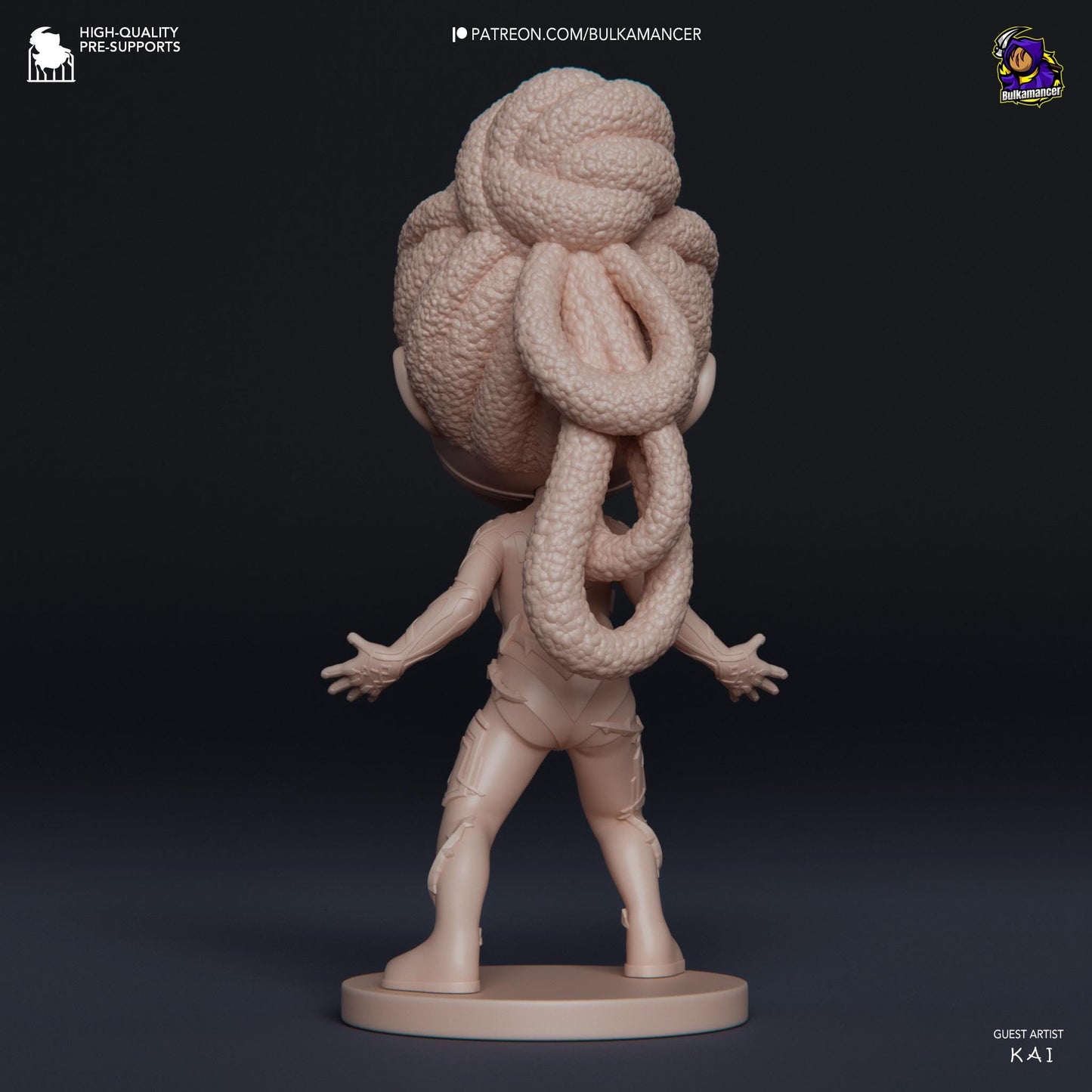 Chibi Mel 3D Printed Resin Figurine | 8k Garage Kit [By Bulkamancer] *UNPAINTED!*