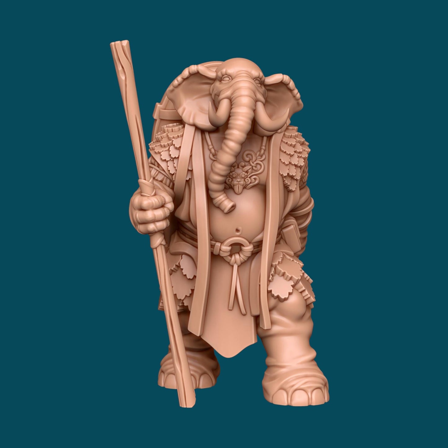 DnD Miniatures - Druid and Forest Folk Set | 8k 3D Print Resin | [By Awkward Penguin's Minis] UNPAINTED