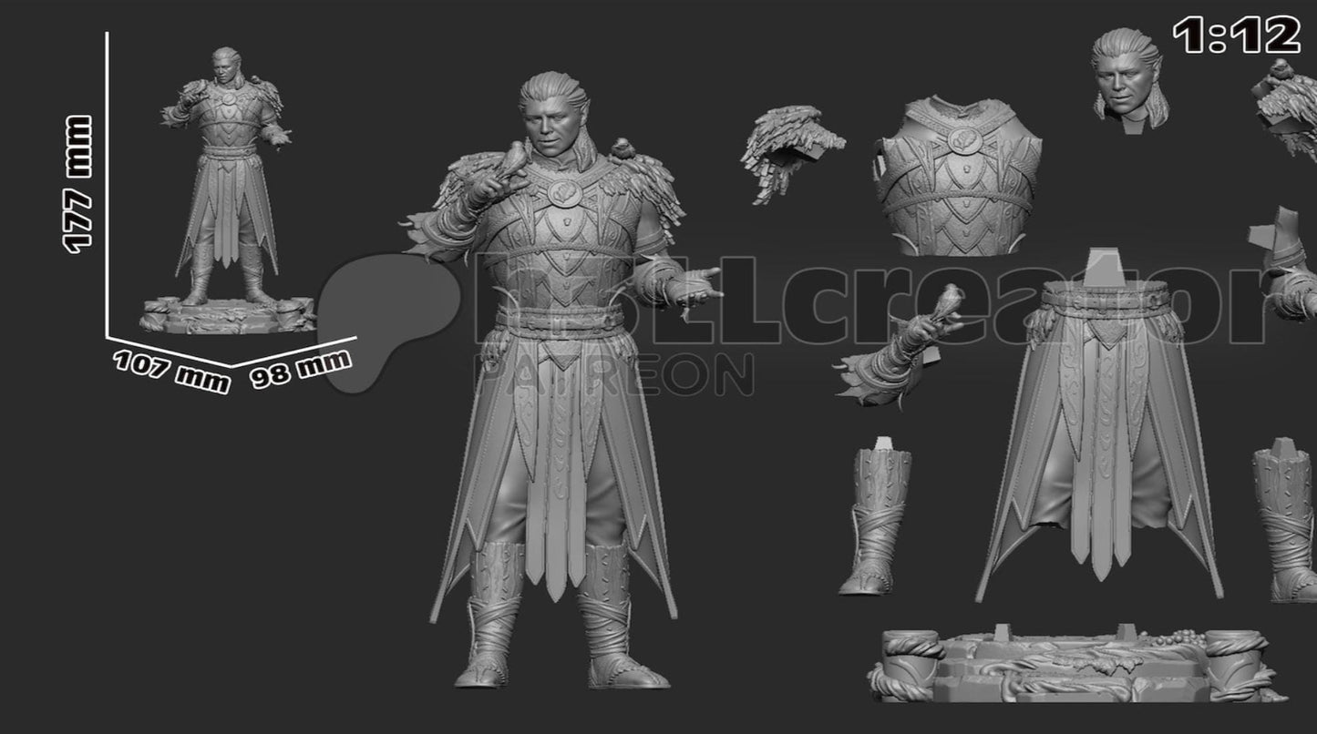 Halsin 3D Printed Resin Figurine | 8k Garage Kit [By h3LLCreator] UNPAINTED!