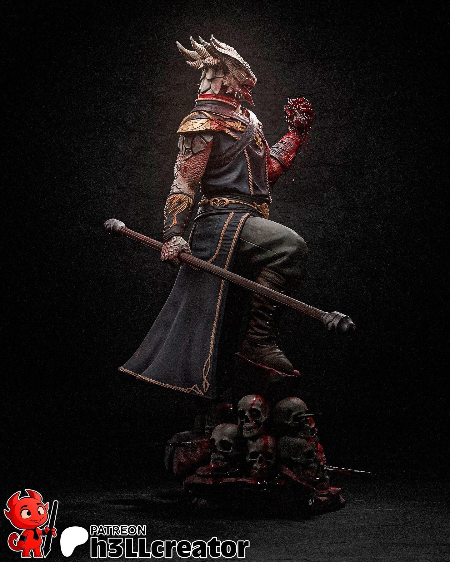 Dark Urge 3D Printed Resin Figurine | 8k Garage Kit [By H3LLCreator] UNPAINTED!