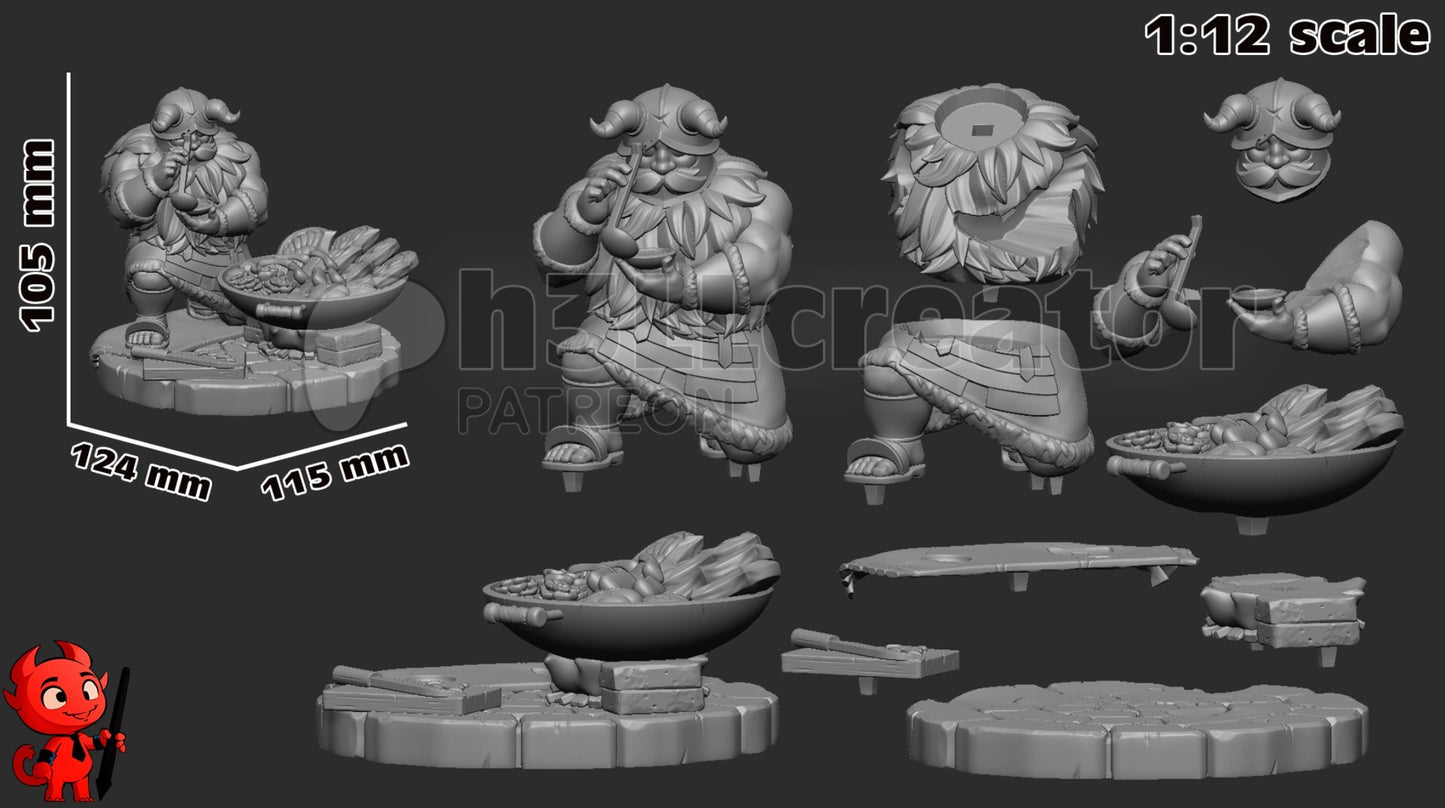 Senshi 3D Printed Resin Figurine | 8k Garage Kit [By h3LLCreator] UNPAINTED!