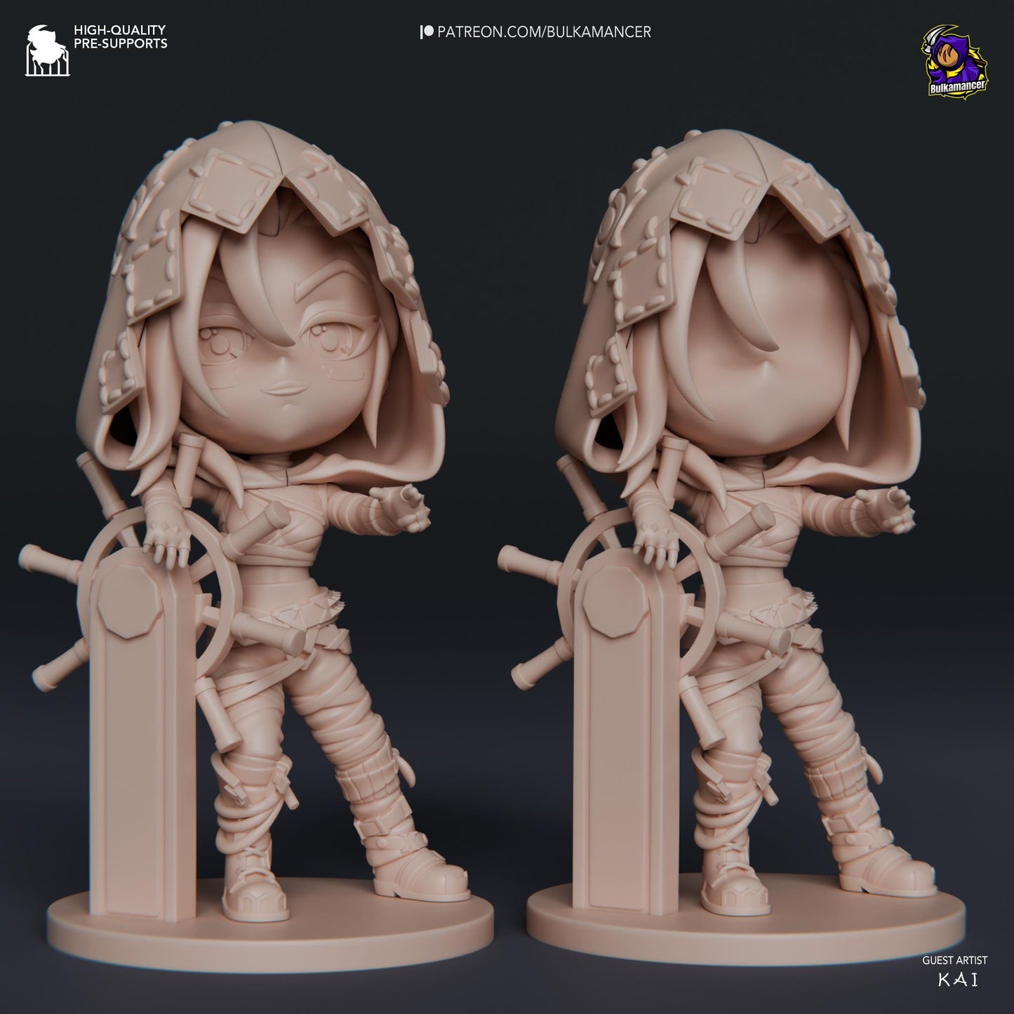 Chibi Jinx Figurine 3D Print | 8k Resin Garage Kit [By Bulkamancer] UNPAINTED!