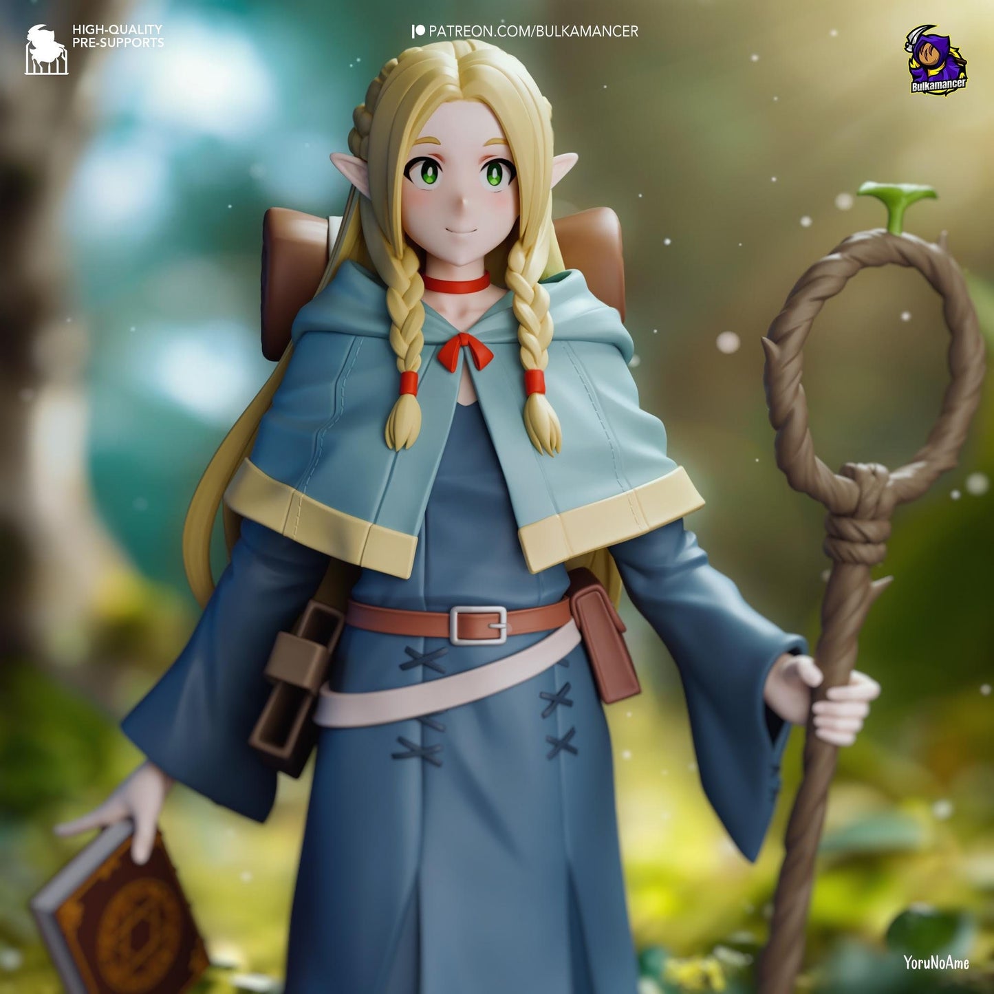 Marcille 3D Printed Resin Figurine | 8k Garage Kit [By Bulkamancer] UNPAINTED!